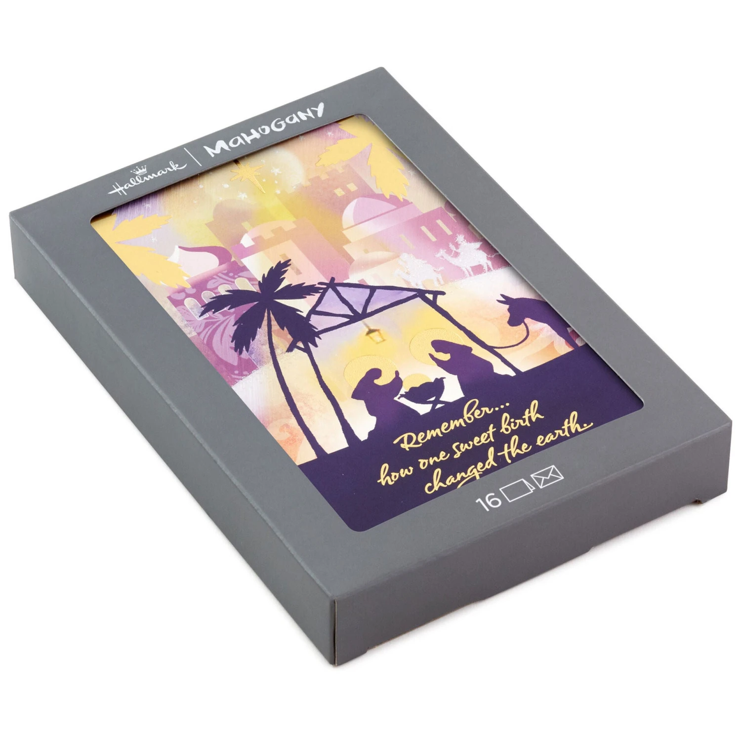 Hallmark Nativity Scene In Bethlehem Boxed Christmas Cards, Pack Of 16 1 Hallmark Nativity Scene In Bethlehem Boxed Christmas Cards, Pack Of 16