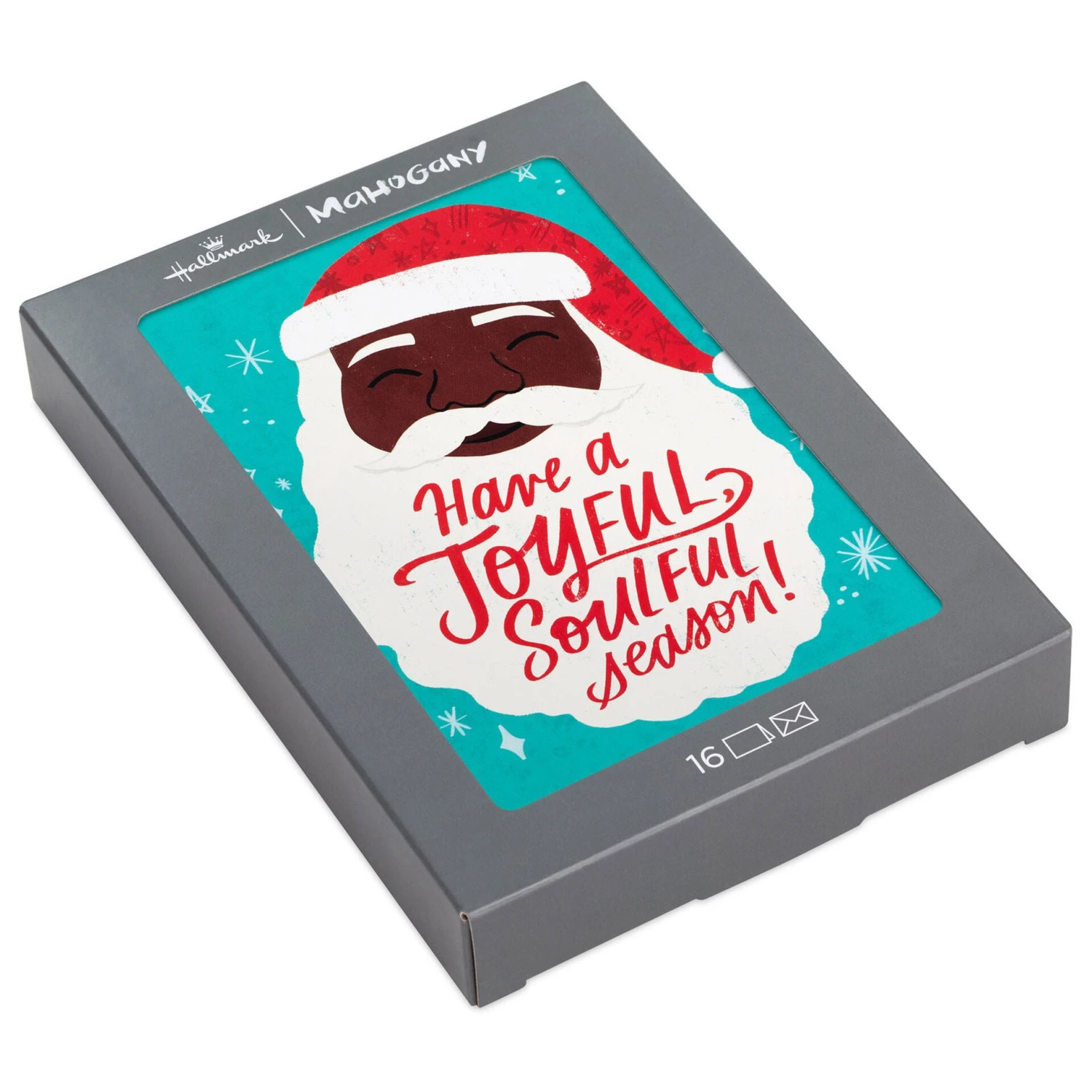 Hallmark Jolly Santa Boxed Christmas Cards, Pack Of 16 1 Hallmark Jolly Santa Boxed Christmas Cards, Pack Of 16
