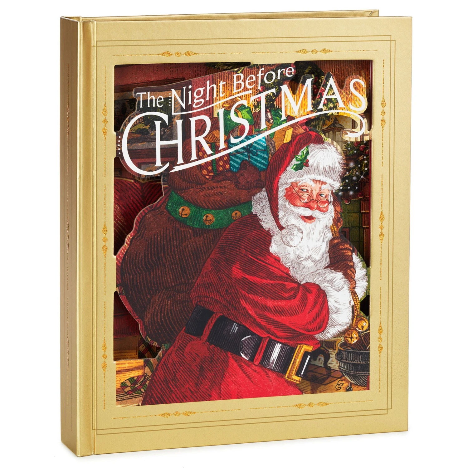 Hallmark Night Before Christmas Pop-Up Book With Light And Sound 1 Hallmark Night Before Christmas Pop-Up Book With Light And Sound