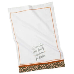 Hallmark Your Turn For Dishes Tea Towel