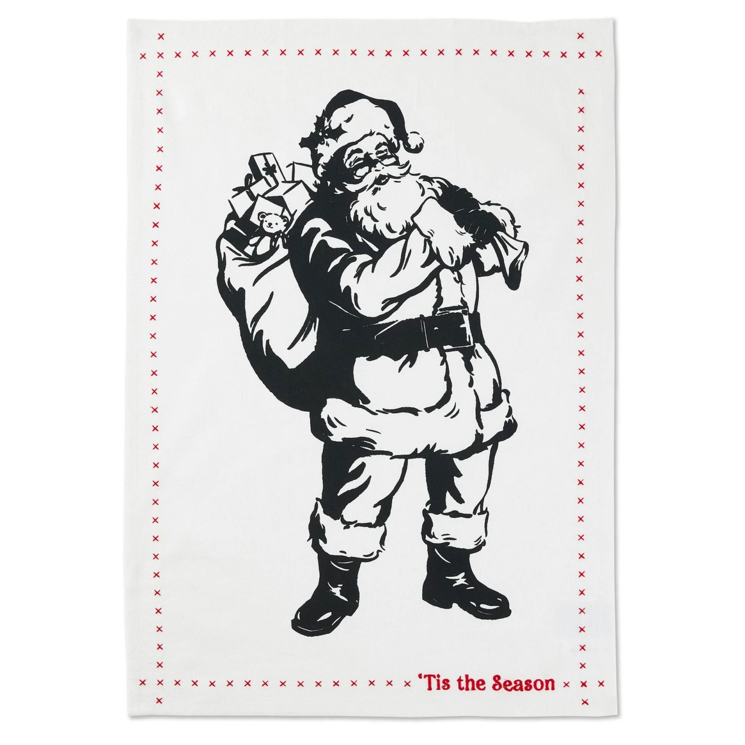 Hallmark ‘Tis The Season Santa Christmas Tea Towel 1 Hallmark ‘Tis The Season Santa Christmas Tea Towel