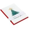 Hallmark Elegant Evergreen With Star Packaged Christmas Cards, Set Of 5