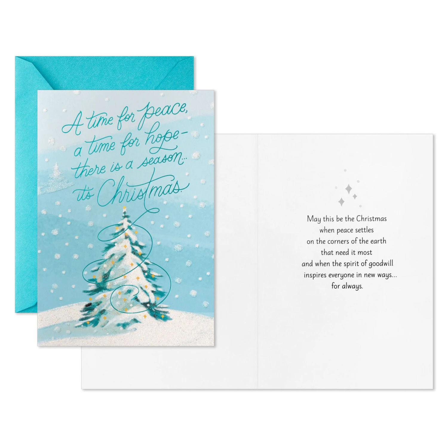 Hallmark A Time For Peace Boxed Christmas Cards, Pack Of 16 2 Hallmark A Time For Peace Boxed Christmas Cards, Pack Of 16 - Image 2