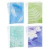 Serene Flowers Assorted Sympathy Cards, Pack Of 12