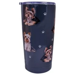 Yorkie Stainless Steel 16 Oz. Tumbler