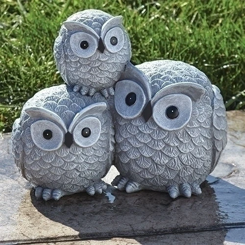 Triple Owls Pudgy Pal Garden Statue 1 Triple Owls Pudgy Pal Garden Statue