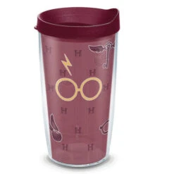 Tervis Harry Potter™ Maroon And Gold Glasses Tumbler 16 Oz.