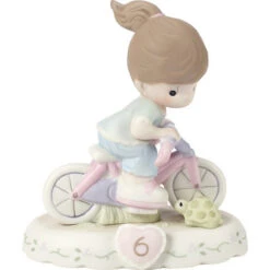 Growing In Grace Age 6 Brunette Girl Figurine