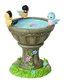 Precious Moments Rotating Birdbath Musical