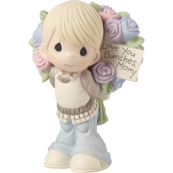 Precious Moments Love You Bunches Mom! Figurine Boy 1 Precious Moments Love You Bunches Mom! Figurine Boy