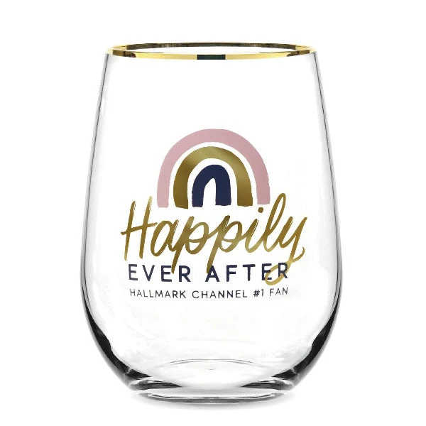 Hallmark Channel Happily Ever After Stemless Wine Glass, 16 Oz. 1 Hallmark Channel Happily Ever After Stemless Wine Glass, 16 Oz.
