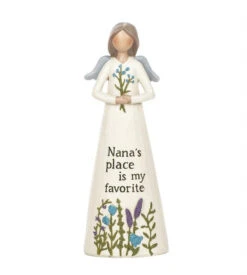 Nana's Place Is My Favorite Angel With Flowers