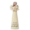 Bright Blessings 5.25" Angel Figurine With Rainbow Heart Granddaughter You Have My Heart