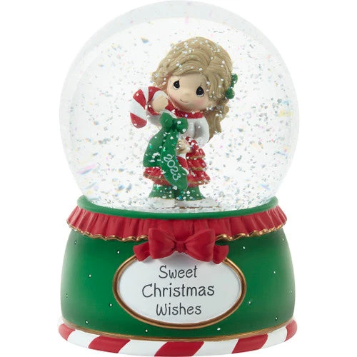 Precious Moments Sweet Christmas Wishes 2023 Dated Musical Snow Globe 1 Precious Moments Sweet Christmas Wishes 2023 Dated Musical Snow Globe