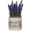 There's No Place Like Grandma's Planter With Artificial Lavender Floral