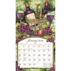 2024 Lang Wall Calendar Wine Country -Tomy Store 24991001885 3