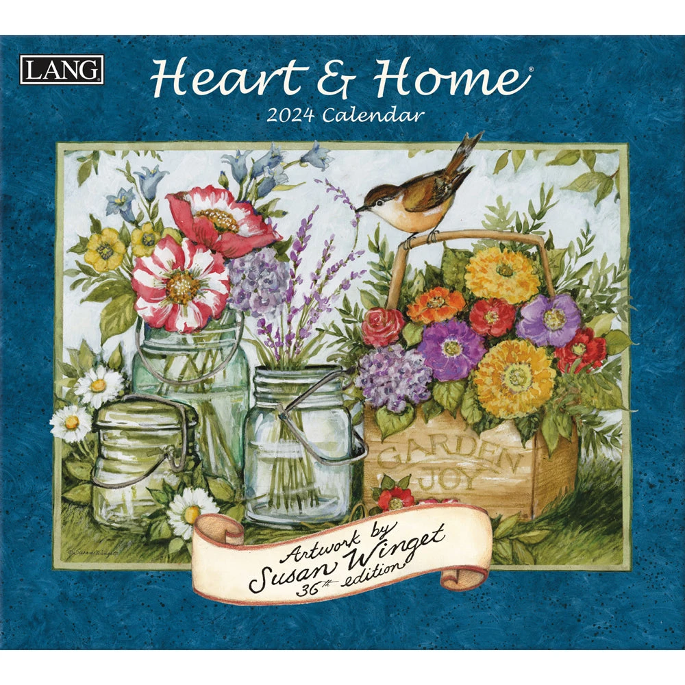 2024 Lang Wall Calendar Heart And Home 1 2024 Lang Wall Calendar Heart And Home