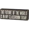 Box Sign The Future Of The World Is In My Classroom Today