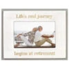 Malden Life's Real Journey Begin At Retirement 4"x6" Photo Frame