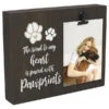 Malden The Road To My Heart Is Paved With Paw Prints 4"x6" Photo Clip Photo Frame