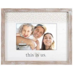 Malden This Is Us Rustic Border 4"x6" Photo Frame