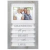 Malden Grandkids Fill Your Heart With Love 4"x6" Shutter Photo Frame