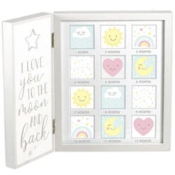 Malden Baby's First Year Love You To The Moon And Back 12 Months Photo Frame