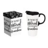 Professional Grandma Ceramic Perfect Travel Cup, 17 Oz., With Box