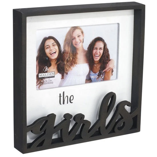 Malden The Girls Laser Cut 3 Dimensional 4"x6" Photo Frame 1 Malden The Girls Laser Cut 3 Dimensional 4"x6" Photo Frame