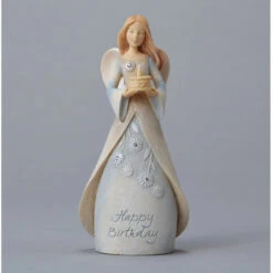 Happy Birthday Mini Angel Figurine By Enesco Foundations