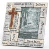 Cross Frame With Words Of Encouragement And Prayers Holds 4x6 Photo