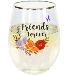 Friends Forever Stemless Wine Glass 18 Oz.