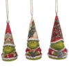 Jim Shore Grinch Gnomes Set Of 3 Ornaments