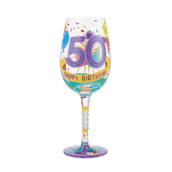 Lolita Wine Glass Happy 50th Birthday 1 Lolita Wine Glass Happy 50th Birthday