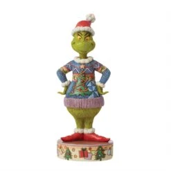 Jim Shore Dr. Seuss Grinch Wearing Ugly Sweater