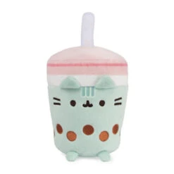 GUND Pusheen Boba Tea Cup Plush Cat Stuffed Plush