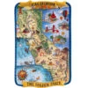 California State Large Rectangular Platter