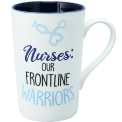 Nurses Our Frontline Warriors 15 Oz. Latte Mug