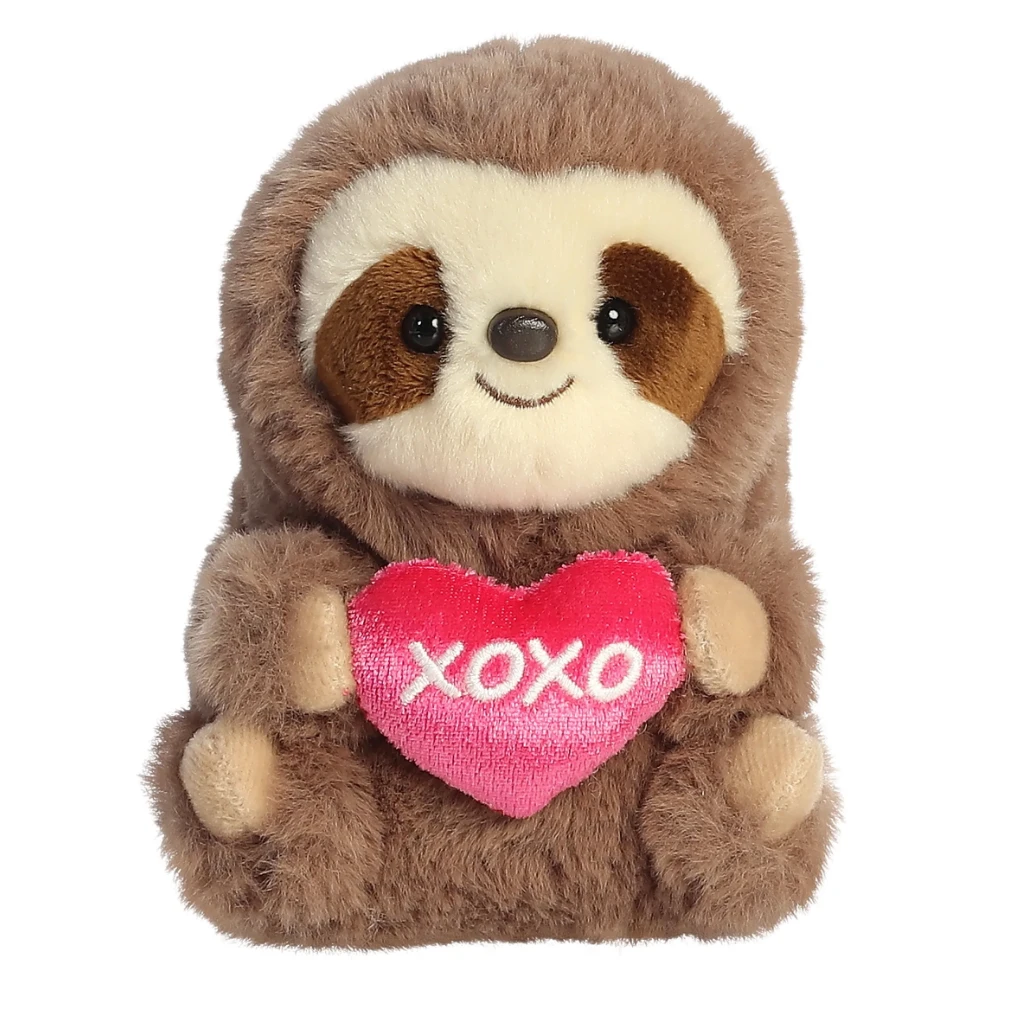 6" XOXO Sloth Stuffed Plush Animal 1 6" XOXO Sloth Stuffed Plush Animal