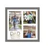 Dad You're The One I Will Always Look Up To Collage Frame Holds 3 Photos