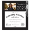Graduate Class Of 2023 3-in-1 Picture Frame Holds 4"x6" Photo, Tassel And Diploma