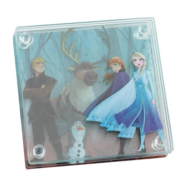 Disney Frozen 2 Glass Coaster - Set Of 4 1 Disney Frozen 2 Glass Coaster - Set Of 4