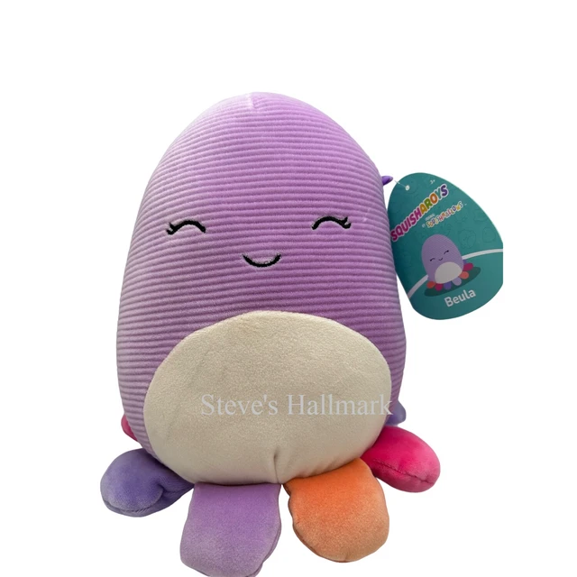Squishmallow Beula The Purple Octopus Corduroy 5" Stuffed Plush By Kelly Toy 1 Squishmallow Beula The Purple Octopus Corduroy 5" Stuffed Plush By Kelly Toy