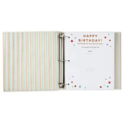 Hallmark Happy Birthday!: My Through-the-Years Memory Album -Tomy Store Birthdays Memory Book and Photo Album for Ages 118 1BBA4144 02