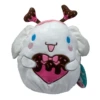 Valentine Squishmallow Sanrio Cinnamoroll Chocolate Dipped With Pink Heart 8" Stuffed Plush By Kelly Toy