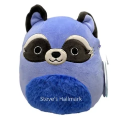 Squishmallow Duranga The Blue Raccoon With Fuzzy Belly 8" Stuffed Plush By Kelly Toy