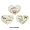 Blooming Butterflies Mini Garden Memorial Heart-Shaped Stone