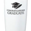 Congratulations Graduate Stainless Steel 20 Oz White Tumbler Drinkware With Lid