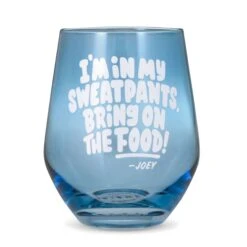 Hallmark Friends Bring On The Food Stemless Wine Glass, 16 Oz.