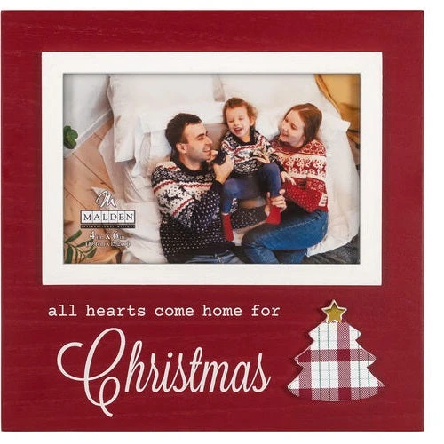All Hearts Come Home For Christmas Picture Frame Holds 4"x6" Photo 1 All Hearts Come Home For Christmas Picture Frame Holds 4"x6" Photo